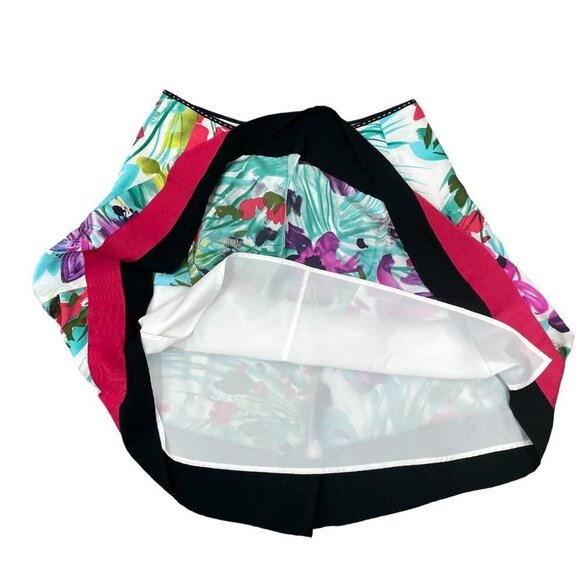 Peter Nygard Women Size 10 Floral A-Line Silk Skirt Lined Side‎ Zip Multicolor - Picture 5 of 6